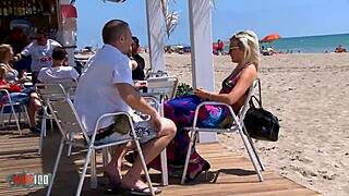 uh hot french blonde i picked up at beach... assfucked her for cash