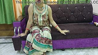 Teen boy catches beautiful bhabhi in hidden creampie sex act