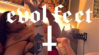 goddess wants her sexy feet tickled just right