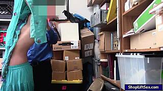 lp officer rams cock into arab teen shoplifter's holes