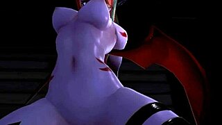 elf girl and neko sister team up on monster cock in halloween island prologue