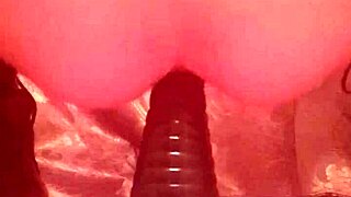 teen solo fists deep into asshole with anal toys at home