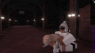 hot blonde handles massive monster cock ride