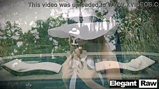 jillian janson and seth gamble fuck poolside for elegantraw