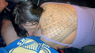 Caught Driving With Amateur Blowjob Multa Turns Into Big Cock Car Cum Thrill