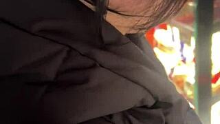 I gagged on his huge load in the dorm, swallowed every drop after deepthroat choking