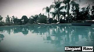 jillian janson and seth gamble fuck poolside for elegantraw