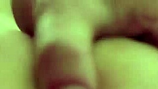 Fucking Big Tits 18yo Teen Cougar Mommy Doggystyle on Bed in Fishnets