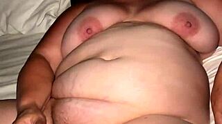 bbw shakes fat tits in vibrator pussy orgasm
