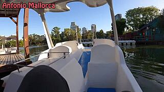 boat date bbw argentinian's fat ass plugged before monster cock ride