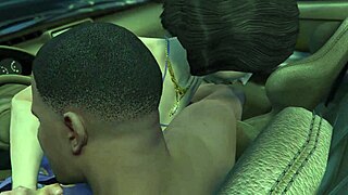 gta 5 franklin hires hooker for steamy car sex service