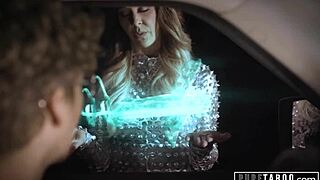 conspiracy nut meets big tit alien milf for taboo monster cock ride