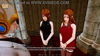Hotel game harem adventure episode 328 unfolds with intense taboo encounters
