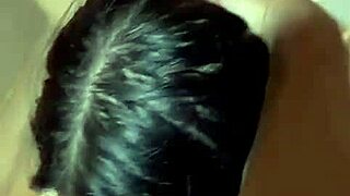 blue-eyed latina gives sloppy blowjob before hard dirty fucking on the farm