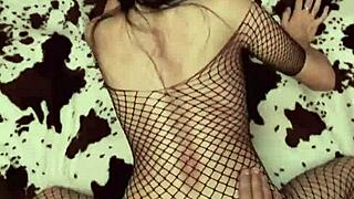 ever wonder how skinny latina milf wife takes amateur homemade sex in lingerie?