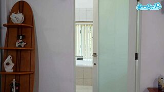 Roommate, your boyfriend's cock feels amazing in my huge natural tits!