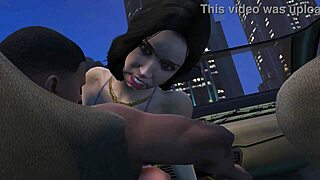 gta 5 franklin hires hooker for steamy car sex service