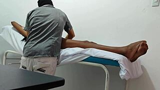 Doctor's Sensual Massage Turns Wild on Busty Patient!