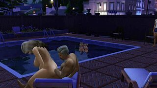 ajay bangs big tit cheerleaders poolside interracial group 😈🍆💦