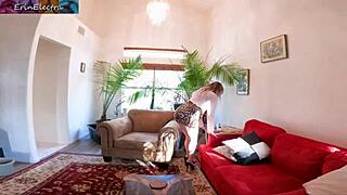 Stepmom begs for his cock deep inside her now!