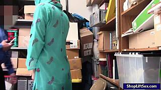 lp officer rams cock into arab teen shoplifter's holes