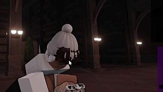 hot blonde handles massive monster cock ride