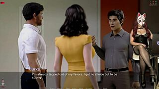 Ms denvers episode 53 features teacher milf in corset stockings cosplay feet game