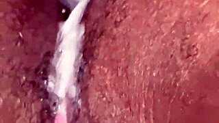 ASIAN Man Leaves CREAMPIE In Ebony Pussy!