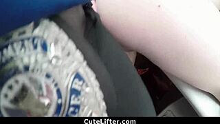 hey shoplifter with braces you get fucked in front of your boyfriend right here