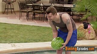 Swinger Pool Party Sparks Softcore Orgy Ecstasy