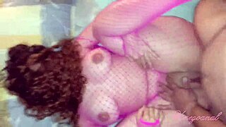 homemade fun with sexy latina wife in lingerie