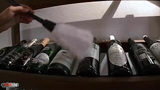 Sabrina's Shaved Pussy Pounded Hard. Ian's Big Cock Ravages Her On Pool Table.