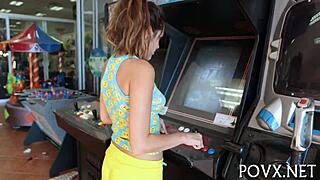 rough pov slut zoe foxx sucks fucks hard like a teen pro!