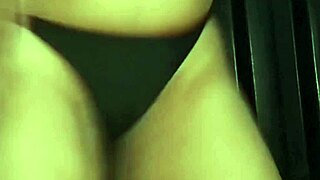 Dancing Seductively in G-String Panties to Tempt House Boy Hard