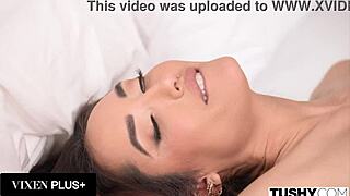 Tushy beauty Chloe Amour bends for deep anal ass-to-mouth creampie