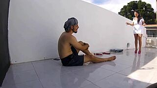 Latina Milf's Big Tits Tempt You Into Anal Worksite Fun