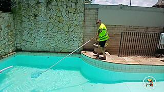 Pool Orgy Deepthroats Gaping Swallows Monster Cocks Wild