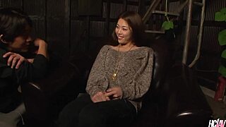 ayaka minamino's pussy throbs as cock rips through jeans