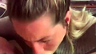 Magic girl vanishes cock in sloppy handjob swallow trick