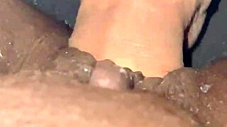 ASIAN Man Leaves CREAMPIE In Ebony Pussy!