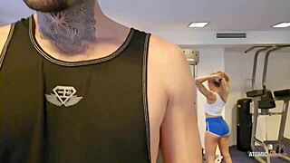 i train steve mori at gym then fuck her wet pussy first time 😈