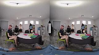 naughty america interns blowjob fuck bosses in office pov