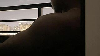 BLOWJOB ON HOTEL BALCONY WITH MY ROOMMATE AMATEUR COUPLE NYSDEL