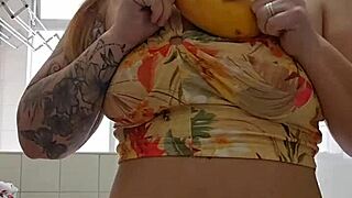 shorts pulled aside flashing my exhibitionist tease usa style