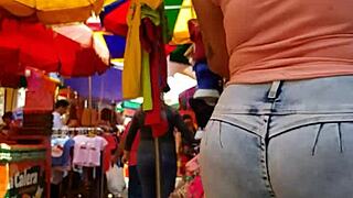 my jeans hug this culazo so tight and teasing