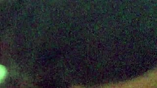 Hubby sneaks petite maid's pussy on small white cock