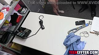 Blonde Teen Shoplifter Pounds Hard By Mall Cop
