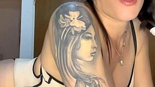 sexy argentinian milf housewife oils muscular legs teases tits strips masturbates screams