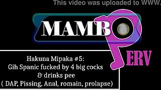 whoa 😍 hakuna mipaka takes 4 bbc monsters dap anal atm prolapse gih spanic dry!