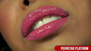 busty havana ginger stuffs holes on justice's huge cock!